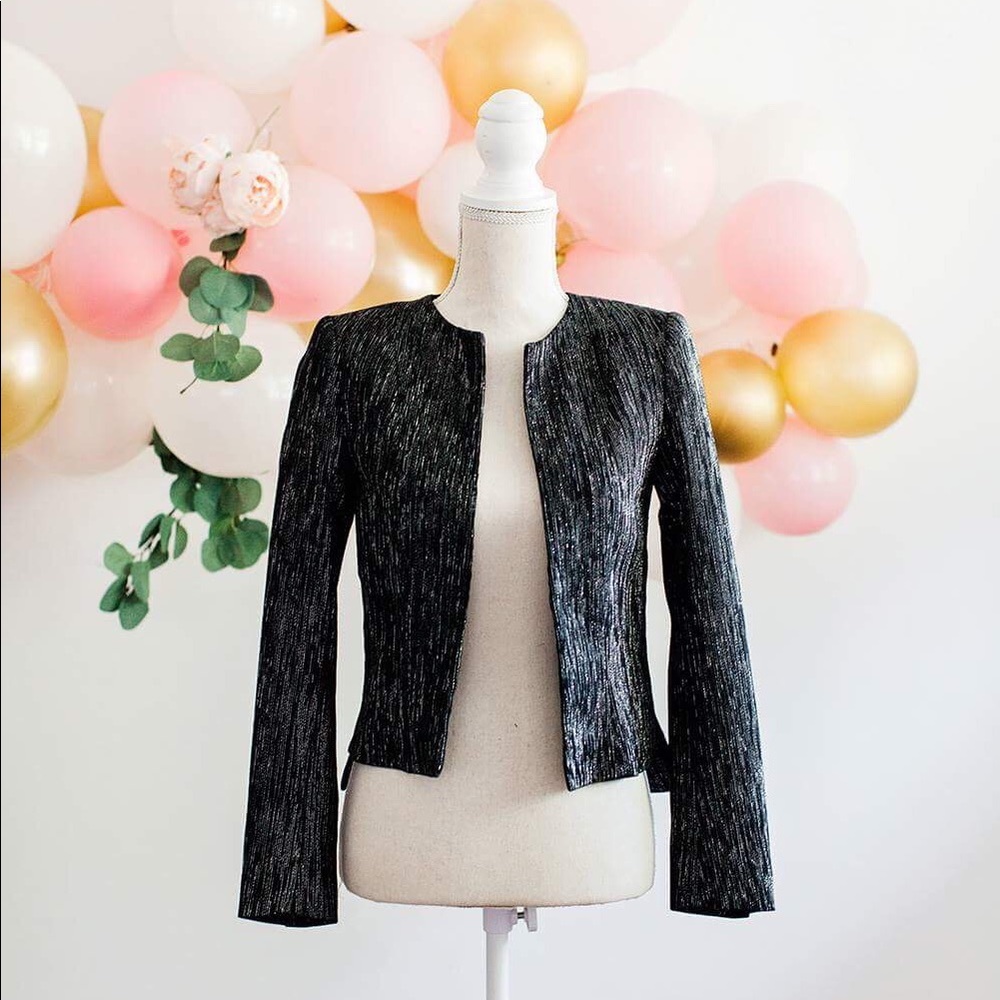 HM sparkly black blazer